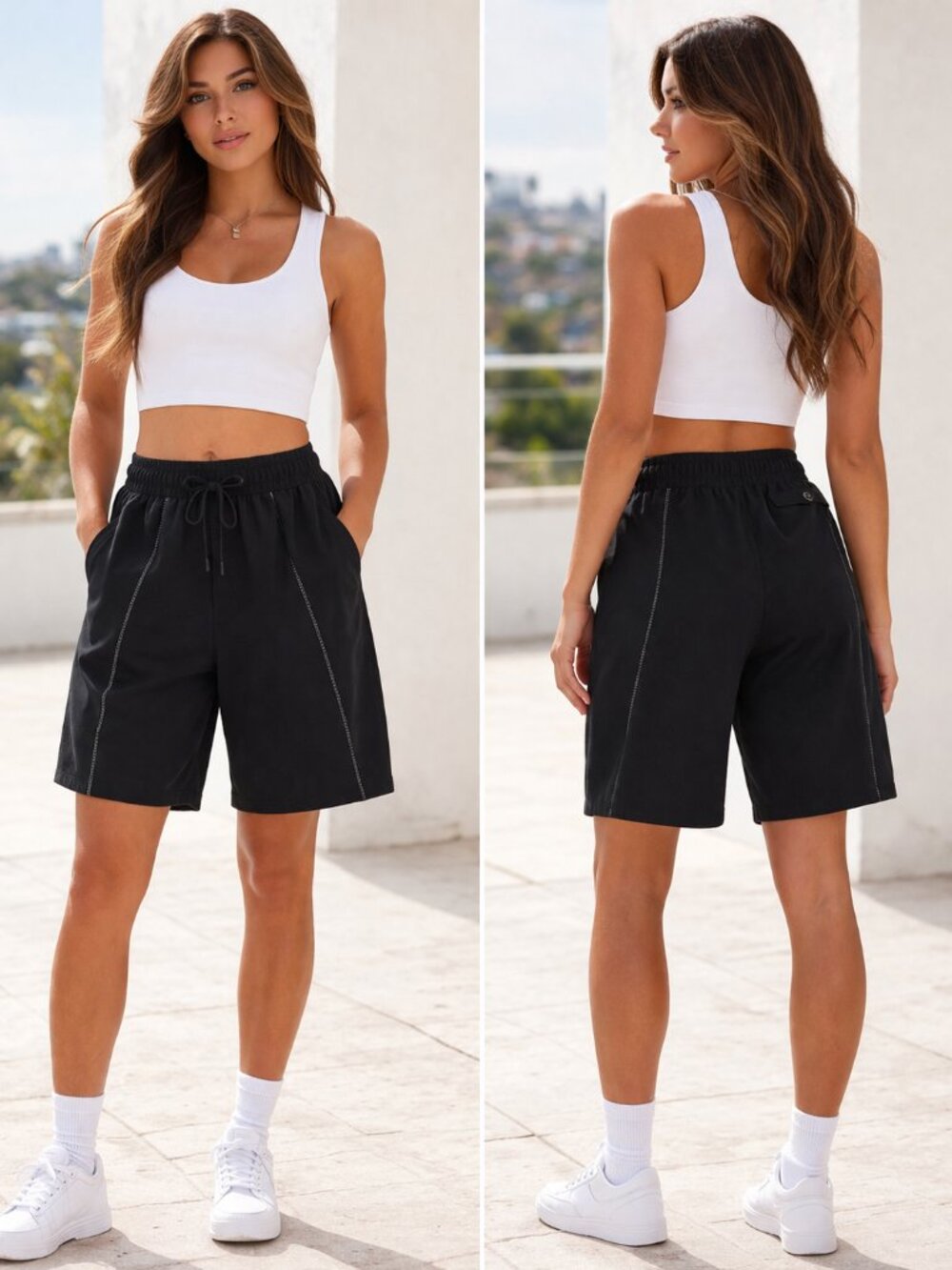 HIGH Everyday Couture by Claire Campbell – Black Shorts – Size 4 (EU 34) - NWT